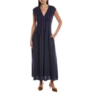 rag & bone Ines Stripe Midi Dress In Deep Navy
Stripe Size 14